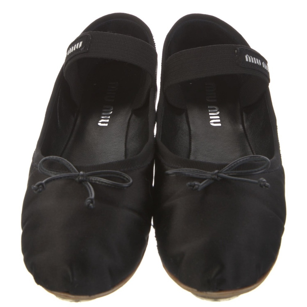 Miu Miu Black Ballet Flats